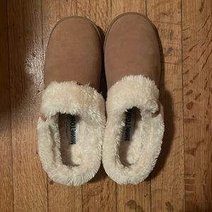 Brand new Minnetonka slippers
